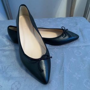 NWOB J. Crew Leather Pointed Toe Flat